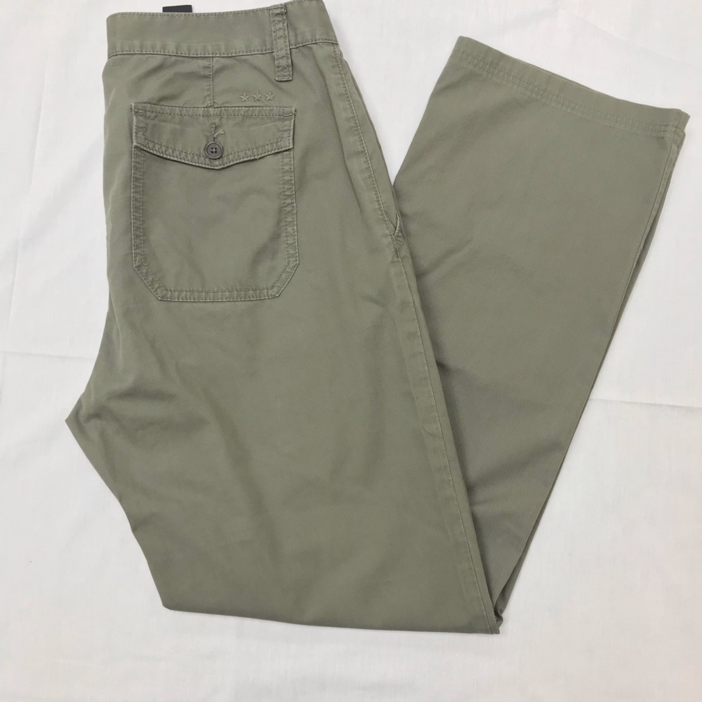 JOHN VARVATOS  olive straight leg pants(like new)